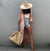 Copricostume lungo con cintura in vita da donna ATREND