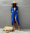 Copricostume lungo morbido con cintura da donna ATREND