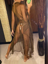 Copricostume trasparente con glitter da donna ATREND