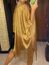 Copricostume trasparente lucido con frange da donna ATREND