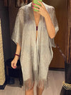 Copricostume trasparente lucido con frange da donna ATREND