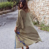 Copricostumi lungo con stampa a fiori da donna ATREND