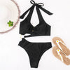 Costume intero scavato asimmetrico con occhielli in metallo da donna ATREND