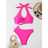 Costume intero scavato asimmetrico con occhielli in metallo da donna ATREND