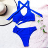 Costume intero scavato asimmetrico con occhielli in metallo da donna ATREND