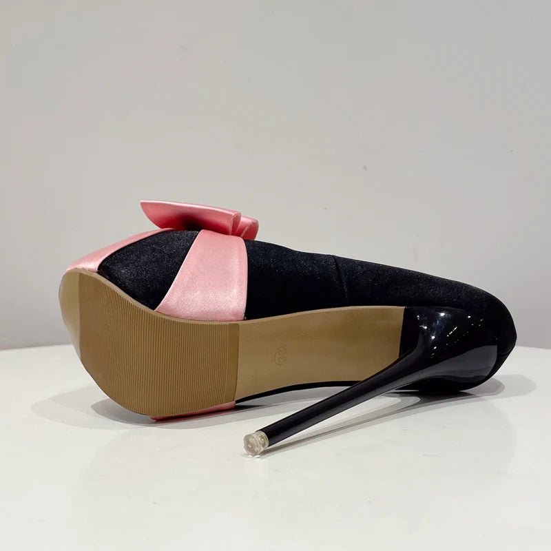 Decolette con plateau e fiocco frontale da donna ATREND