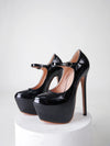Decollette casual lucido con cinturino regolabile da donna ATREND