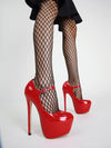 Decollette casual lucido con cinturino regolabile da donna ATREND