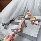Decollette in seta con strass glitterati da donna - Decollete ATREND