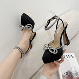 Decollettecasual con fiocco e cinturino regolabile da donna ATREND