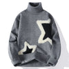 Dolcevita casual con stelle da uomo ATREND