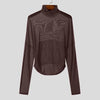 Dolcevita casual trasparente da uomo ATREND