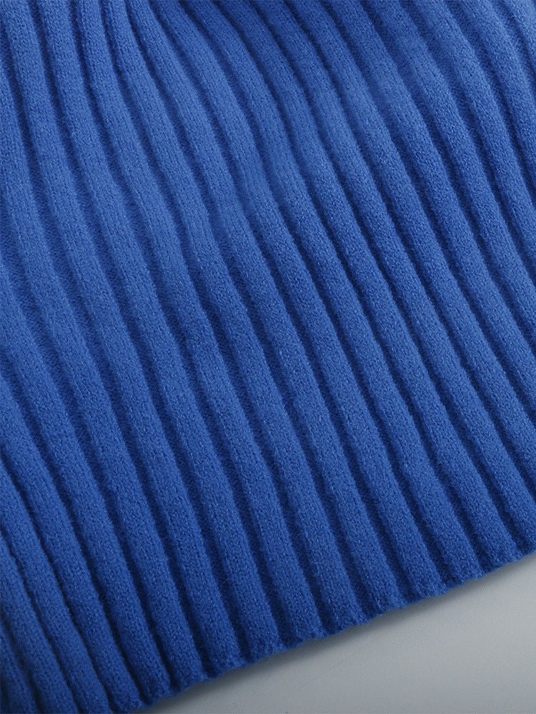 Dolcevita corto a maniche lunghe lavorato a maglia - dolcevita donna ATREND