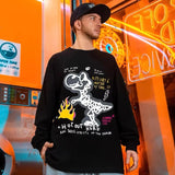 Felpa cartoon a maniche lunghe da uomo ATREND