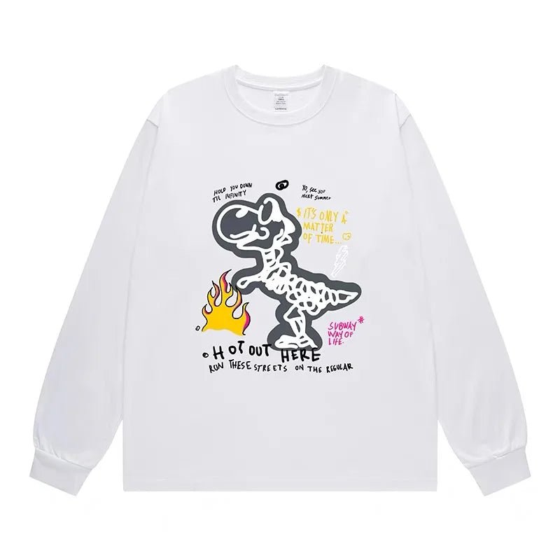 Felpa cartoon a maniche lunghe da uomo ATREND
