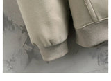 Felpa casual con cappuccio bicolore con lettere da uomo ATREND