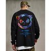 Felpa casual grafica a maniche lunghe da uomo ATREND