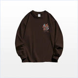 Felpa casual grafica a maniche lunghe da uomo ATREND