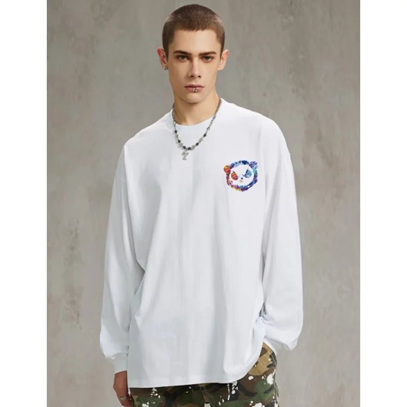 Felpa casual grafica a maniche lunghe da uomo ATREND