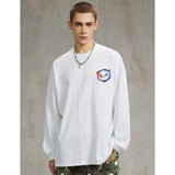 Felpa casual grafica a maniche lunghe da uomo ATREND