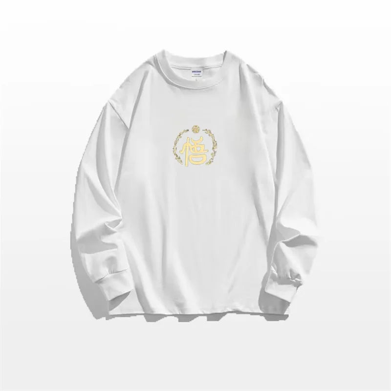 Felpa streetwear a maniche lunghe da uomo ATREND