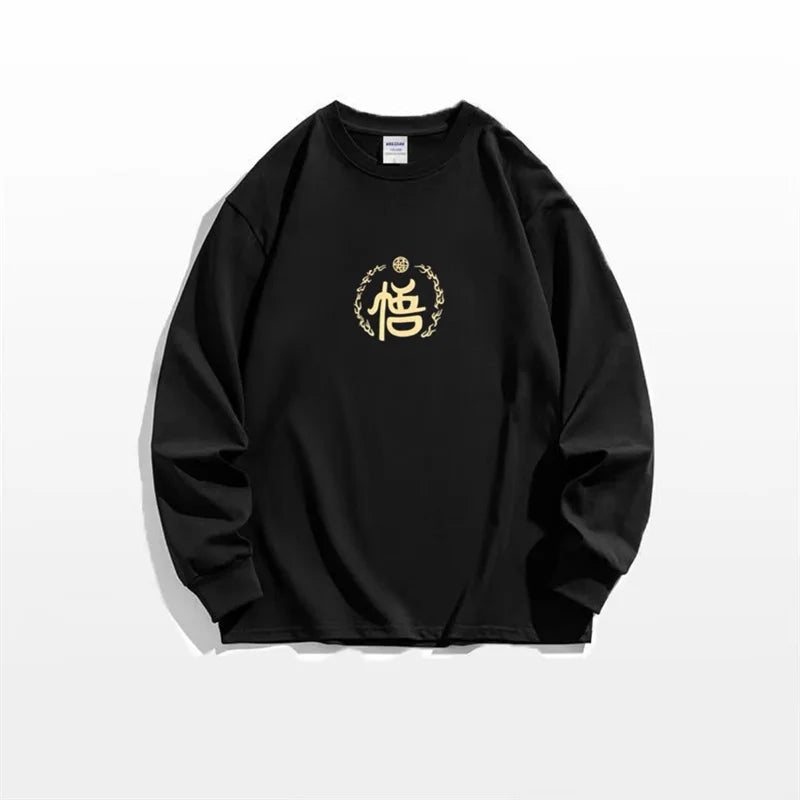 Felpa streetwear a maniche lunghe da uomo ATREND