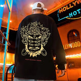 Felpa streetwear a maniche lunghe da uomo ATREND