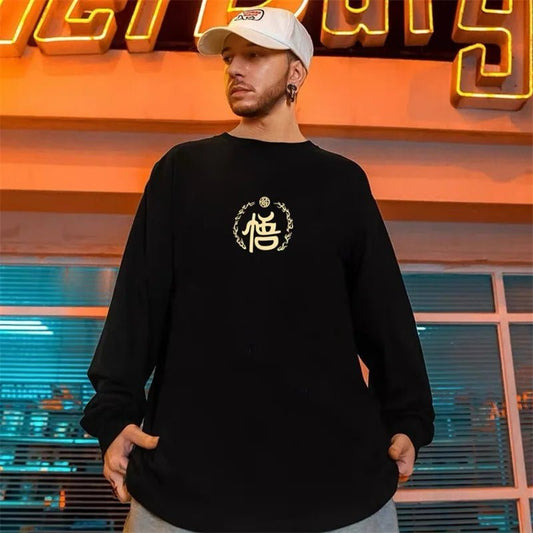 Felpa streetwear a maniche lunghe da uomo ATREND