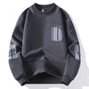 Felpe casual con stampa a strisce da uomo ATREND