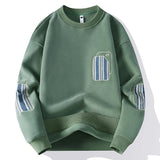 Felpe casual con stampa a strisce da uomo ATREND