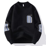 Felpe casual con stampa a strisce da uomo ATREND