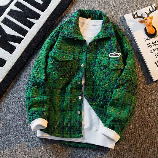 Giacca casual a quadretti da uomo ATREND