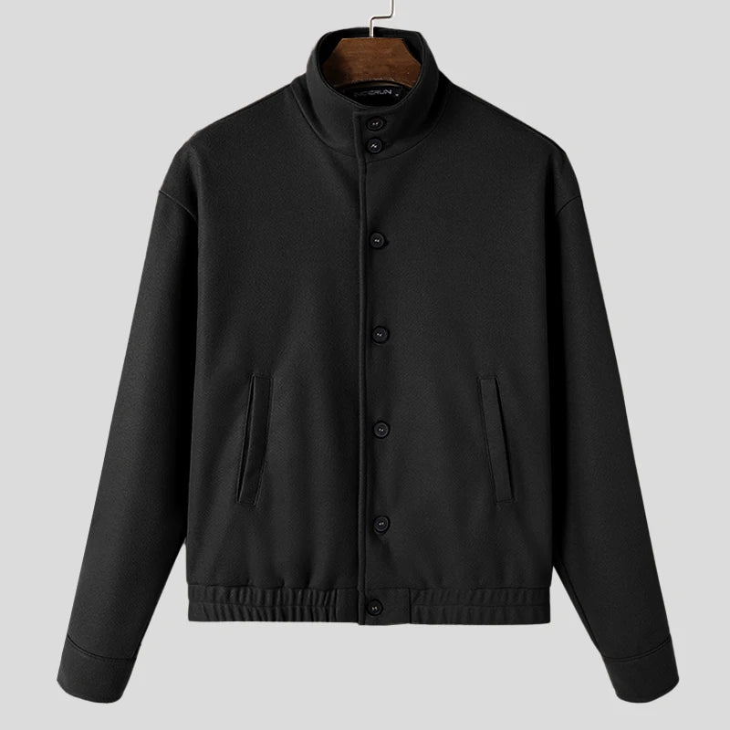 Giacca casual con bottoni da uomo ATREND