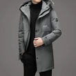 Giacca casual con cappuccio e pelo da uomo ATREND