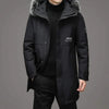 Giacca casual con cappuccio e pelo da uomo ATREND