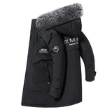 Giacca casual con cappuccio e pelo da uomo ATREND