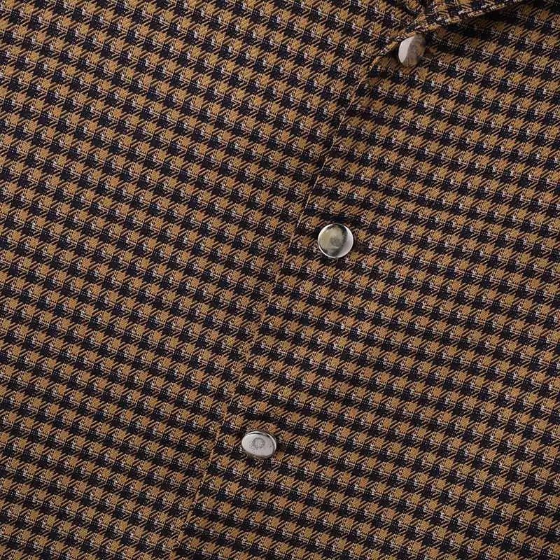 Giacca casual corta a quadri da uomo ATREND