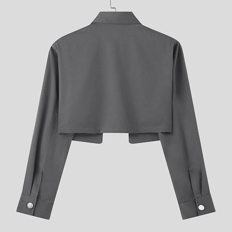 Giacca corta streetwear multitasche da uomo ATREND