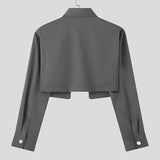 Giacca corta streetwear multitasche da uomo ATREND