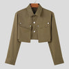 Giacca corta streetwear multitasche da uomo ATREND
