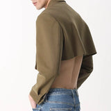 Giacca corta streetwear multitasche da uomo ATREND