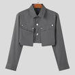 Giacca corta streetwear multitasche da uomo ATREND