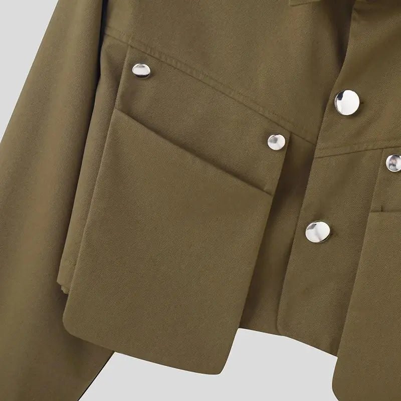 Giacca corta streetwear multitasche da uomo ATREND