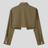 Giacca corta streetwear multitasche da uomo ATREND