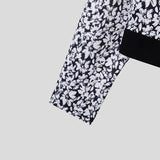 Giacca patchwork floreale multitasche da uomo ATREND