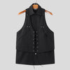 Gilet geometrico con lacci da uomo ATREND