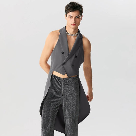 Gilet senza maniche geometrico da uomo - gilet uomo ATREND