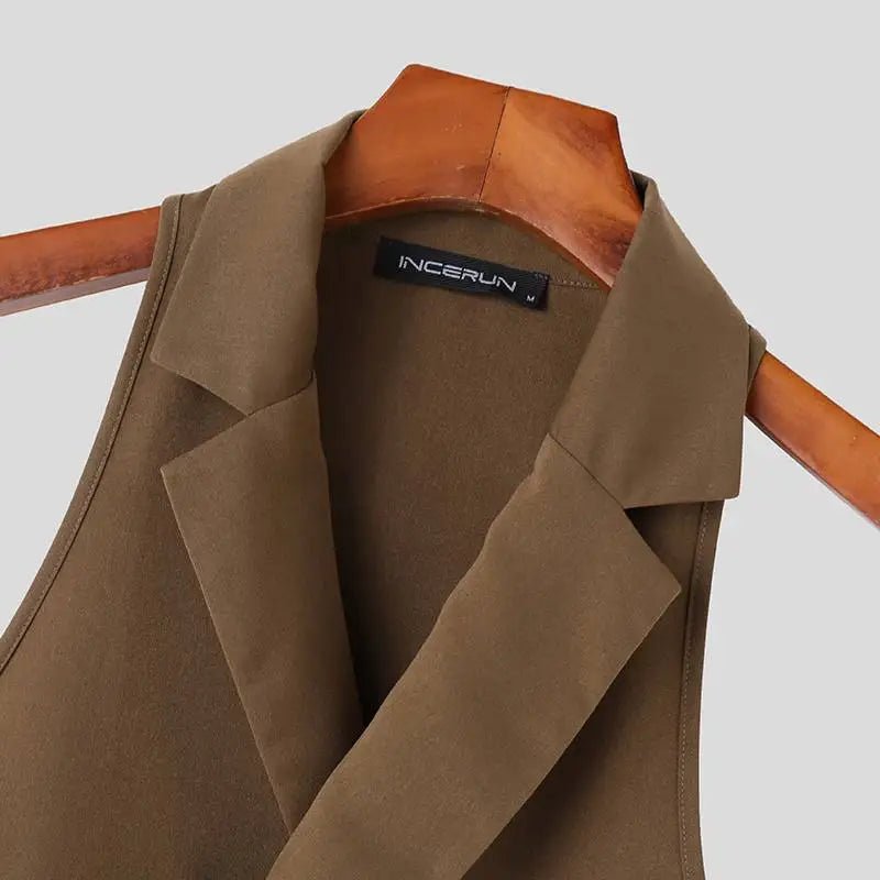 Gilet senza maniche geometrico da uomo - gilet uomo ATREND