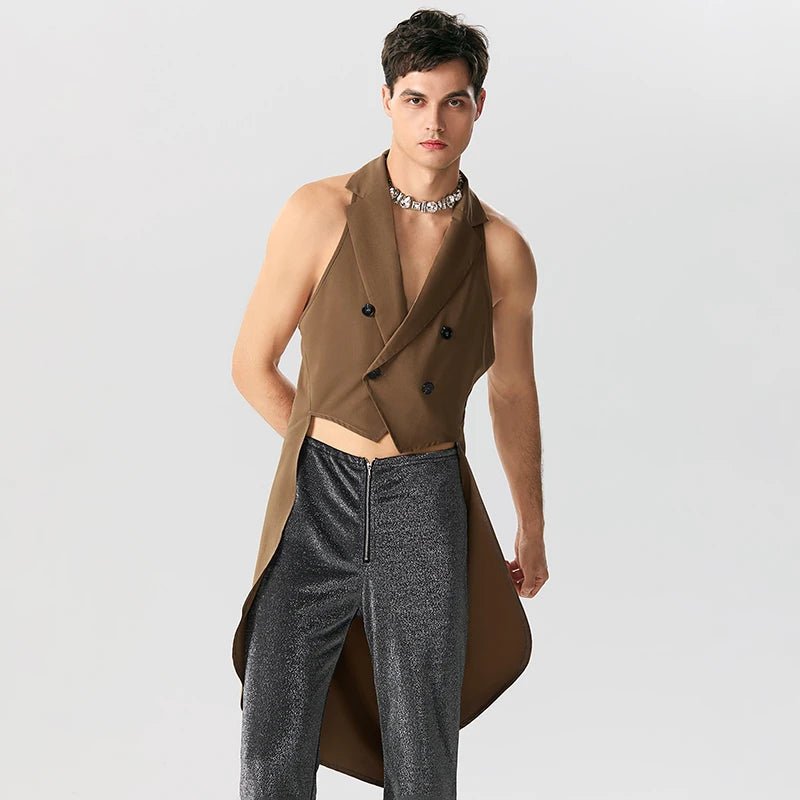 Gilet senza maniche geometrico da uomo - gilet uomo ATREND