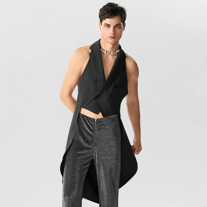 Gilet senza maniche geometrico da uomo - gilet uomo ATREND